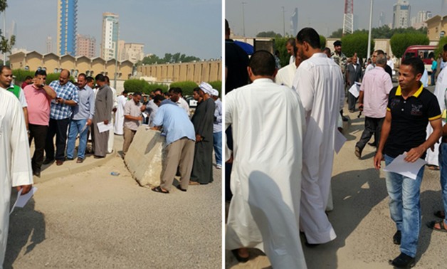 بالصور.. زحام الناخبين أمام سفارة مصر بالكويت للإدلاء بأصواتهم فى انتخابات "النواب"