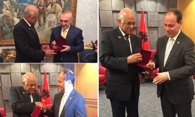 فى لقائه بـ"عبد العال" رئيس جمهورية ألبانيا يوجه الدعوة للرئيس السيسى لزيارة بلاده