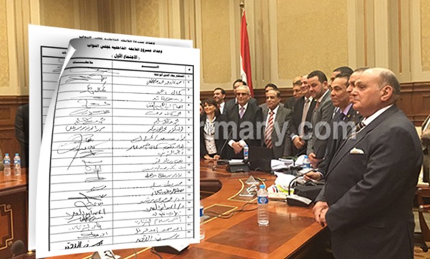 حصرى.. "برلمانى" ينشر توقيعات أعضاء اللجنة الخاصة لإعداد اللائحة خلال 9 اجتماعات 