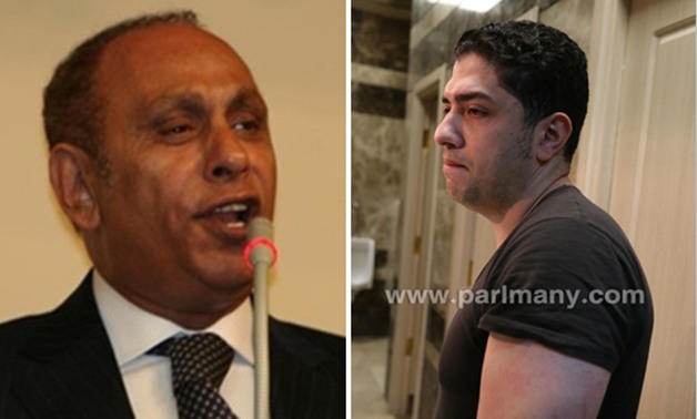 النائب محمود خميس يعتدى بالضرب على صحفى بجريدة الوطن داخل البرلمان