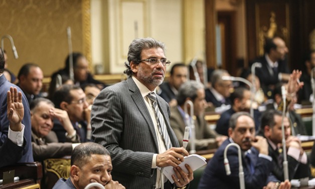 خالد يوسف يطالب بعرض كافة الوثائق الخاصة بجزيرتى صنافير وتيران على مجلس النواب 