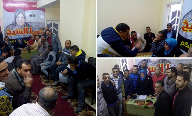 بالصور.. ثريا الشيخ تستقبل شكاوى أهالى بهتيم وتتعهد بتقديم مذكرة لمحافظ القليوبية