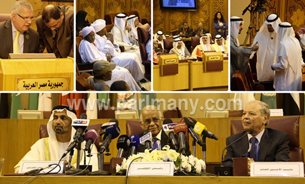 بالصور.. انتهاء الجلسة الختامية لمؤتمر رؤساء البرلمانات العربية المنعقد برعاية السيسى