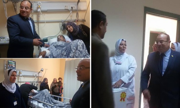 بالصور.. حسين عشماوى "نائب القليوبية" يقوم بجولة تفقدية لمستشفى قليوب المركزى