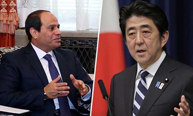 رئيس الوزراء اليابانى يعبر عن سعادته بزيارة الرئيس عبد الفتاح السيسى لبلاده