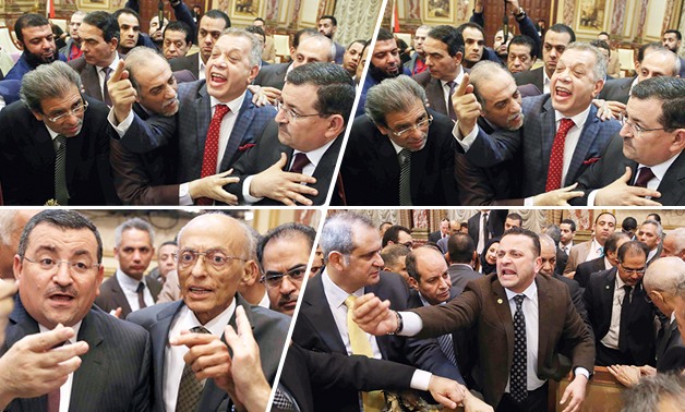 غضب يعصف بالبرلمان بسبب "دعم مصر"