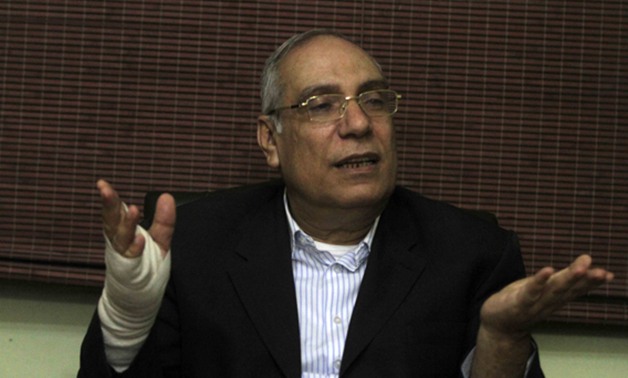 جمال عبد الظاهر مرشح "مستقبل وطن" يخاطب اللجنة العليا للحصول على رمز "القلم"