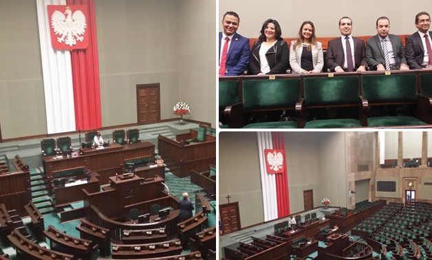 بالصور.. وفد مجلس النواب المصرى يزور مقر البرلمان البولندى للتعرف على آلية عمله