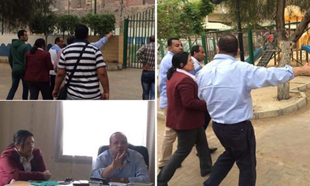 بالصور.. منى جاب الله نائبة المصريين الأحرار تنظم جولة بعدد من المدارس فى منشأة ناصر