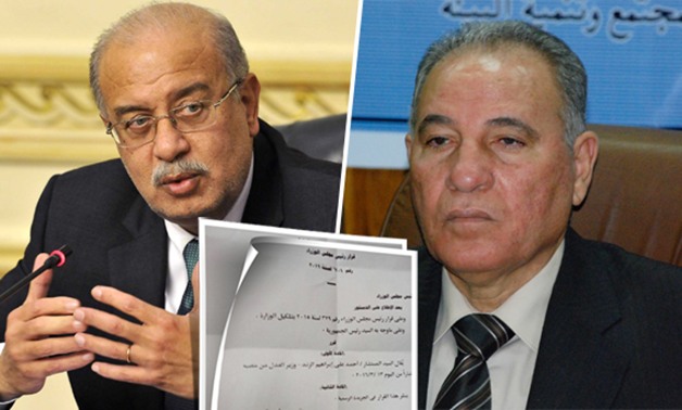 ننشر نص قرار إقالة المستشار أحمد الزند من وزارة العدل الصادر من مكتب رئيس الوزراء