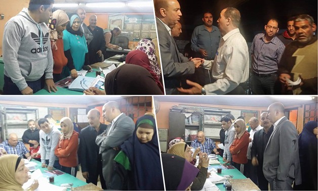 نضال السعيد يتفقد مكتب تموين حى غرب شبرا الخيمة بعد تأخر استصدار البطاقات التموينية