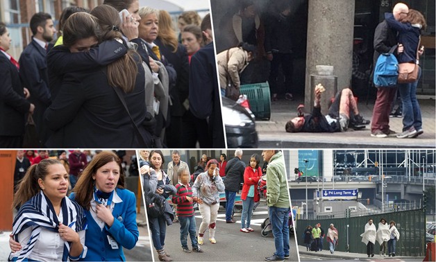 بالفيديو والصور.. "الأحضان" و"قبلات الحياة" لغة الناجين من تفجيرات مطار بروكسل