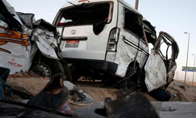 ارتفاع ضحايا حادث الطريق الإقليمى بالفيوم لـ 8 وفيات
