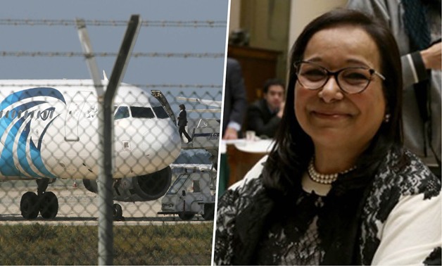 أنيسة حسونة: اختطاف الطائرة المصرية خطير.. والحادث يحتاج حنكة ووعى لإدارته