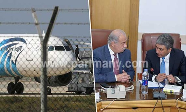 مجلس الوزراء يشكل غرفة عمليات طوارئ لمتابعة حادث خطف الطائرة المصرية بمطار لارنكا