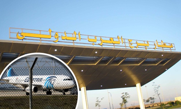 نيابة الإسكندرية تراجع كاميرات "برج العرب" وتستمع للعاملين بالمطار