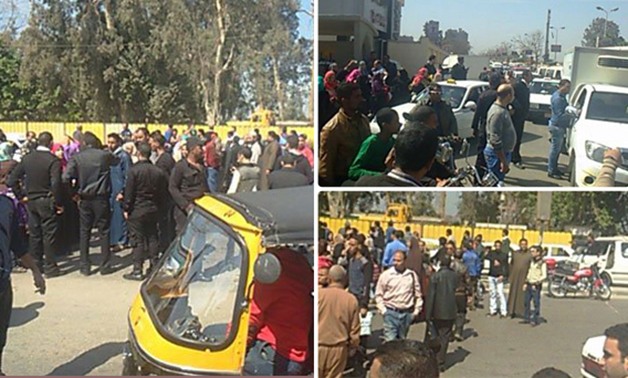 بالصور.. وقفة احتجاجية أمام معهد ناصر ضد إلغاء الدعم عن ألبان الأطفال 