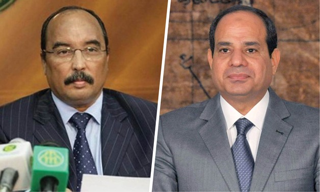 الرئيس السيسى يصدر قرارًا جمهوريًا بإهداء قلادة النيل لنظيره الموريتانى