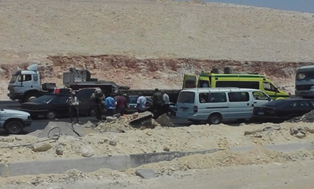 اخبار الاسماعيلية.. إصابة 12 مجندا وسائقين فى حادث تصادم على طريق بورسعيد