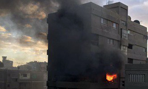 إخلاء عقار استوديو "عمرو دياب وأصالة" المحترق و7 سيارات إطفاء للسيطرة على النيران