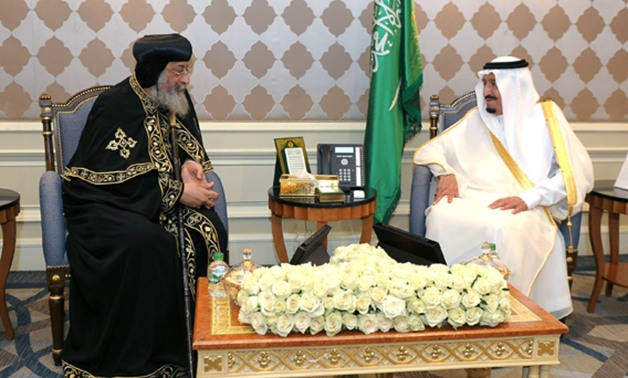 البابا تواضروس: جلست مع الملك سلمان لأول مرة وقالى لى السعودية تحتضن أديانا عديدة