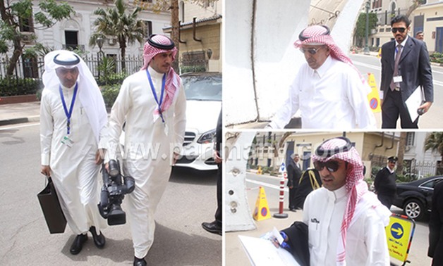 وفد إعلامى سعودى يصل مجلس النواب لحضور خطاب الملك سلمان بالبرلمان