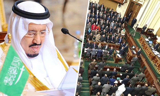 الملك سلمان يصل البرلمان
