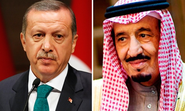 الملك سلمان يصل تركيا وأردوغان على رأس المستقبلين بمطار أنقرة 