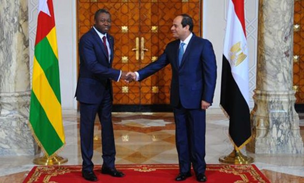 رئيس توجو من مصر: نمتلك مواد أولية ومصر لديها التكنولوجيا ويجب الانطلاق سويا 