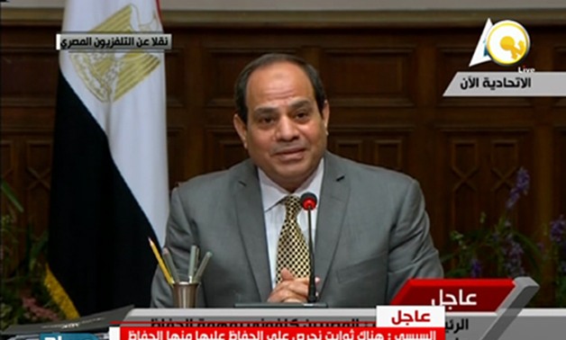 الرئيس السيسى: غيرة المصريين على بلدهم تسعدنى.. والهجمة الشرسة تهدف إلى تفكيك الشعب 