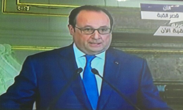 الرئيس الفرنسى: معنيون بمكافحة الإرهاب بالقوة بالتزامن مع استخدام القانون 