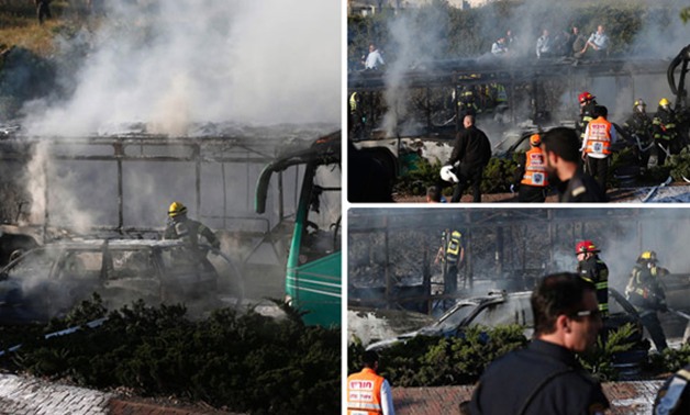 بالفيديو والصور.. وسائل إعلام إسرائيلية: إصابة 20 شخصا فى انفجار حافلة بالقدس
