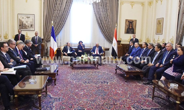 بهاء أبو شقة: الرئيس الفرنسى أكد دعم مصر اقتصاديا خلال زيارته لمجلس النواب