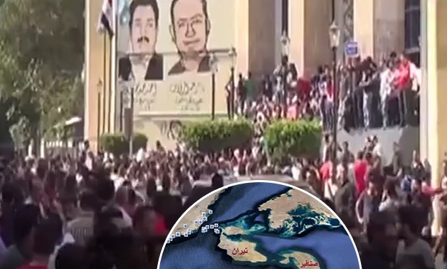 مفاجأة بالفيديو.. تغطية مظاهرات تيران وصنافير وراء إيقاف برنامج بالتليفزيون المصرى