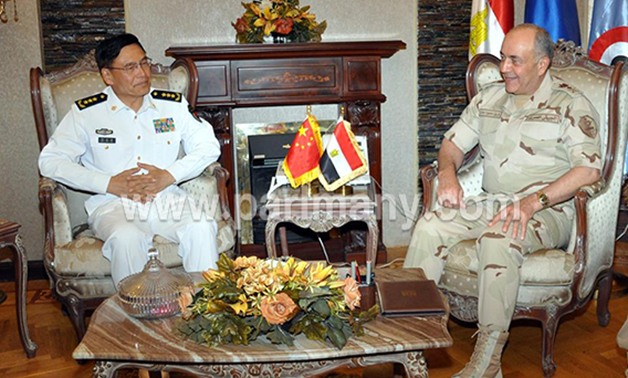 الفريق محمود حجازى يلتقى نائب رئيس الأركان للقوات المسلحة الصينية لدعم التعاون العسكرى