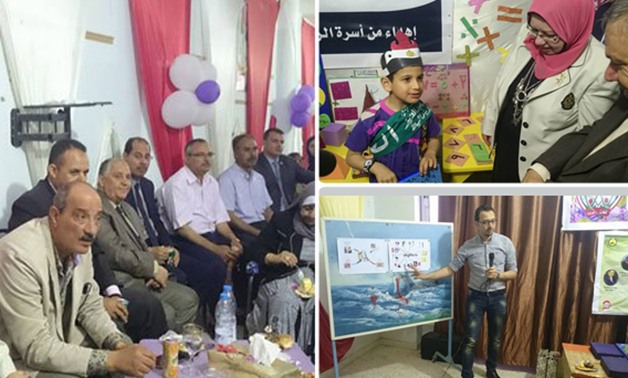 بالصور.."توجيه الرياضيات" بشمال سيناء تنظم المعرض الأول لتنمية مهارات الطلاب
