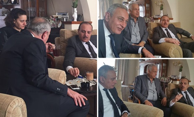 حصرى.. بالفيديو والصور: السفير وممثل عن البرلمان يزوران أسرة "ريجينى المصرى" بلندن 
