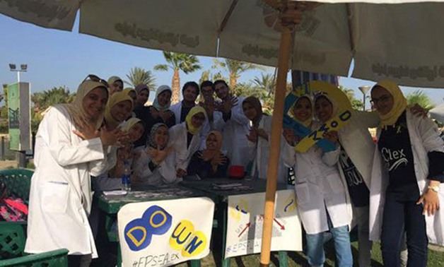 بالصور.. الاتحاد المصرى لصيدلة الإسكندرية ينظم حملة توعية لمرضى المتلازمة