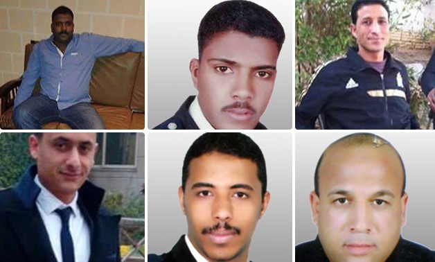 ملازم أول و7 أمناء شرطة.. ننشر صور شهداء الداخلية فى حادث حلوان الإرهابى