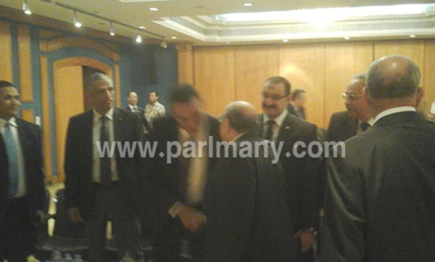 طارق رضوان "نائب رئيس برلمانية المصريين الأحرار" يمثل الحزب فى تأبين سامح سيف اليزل