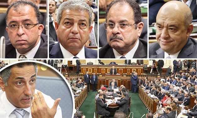4 وزراء ومحافظ المركزى فى البرلمان