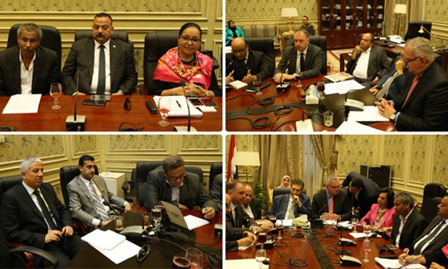 بدء اجتماع لجنة العلاقات الخارجية بحضور سعد الجمال والسفير الألمانى بالقاهرة