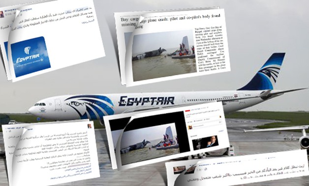 مواقع التواصل الاجتماعى تحذر من الأخبار المغلوطة بشأن طائرة مصر للطيران