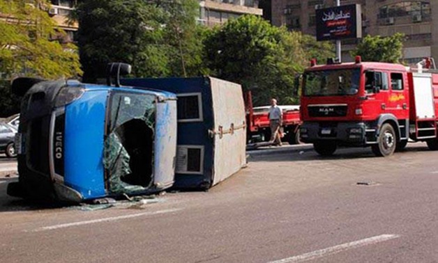 ننشر أسماء المصابين بحادث انقلاب سيارة الترحيلات على طريق قنا سوهاج
