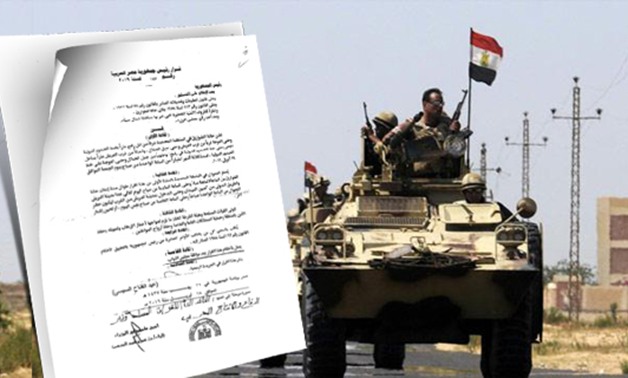 ننشر تقرير مجلس النواب حول فرض الطوارئ على مناطق بشمال سيناء