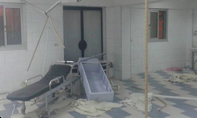 مستشفى بلبيس: 150 ألف جنيه تلفيات قسم الاستقبال بعد تحطيمه من بلطجية