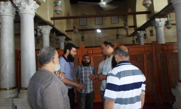 نائب النور بدمياط يتفقد مسجد عمرو بن العاص للوقوف على حالته بعد توصية إغلاقه