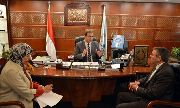 محمد سعفان يلتقى سفير مصر فى الأردن لحل مشكلة العمالة غير المقننة بعمان 