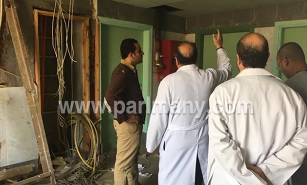 بالصور.. أحمد على يتابع إجراءات استكمال مبنى مستشفى جراحات اليوم الواحد 