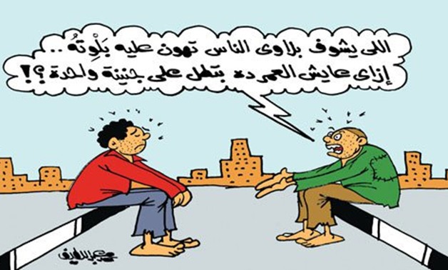 كاريكاتير "برلمانى" اليوم..  فتنة "حدائق الفيلات" تثير أزمة بين المصريين